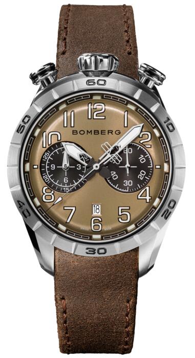 Review Bomberg BB-68 NS44CHSS.206.9 BROWN CHRONOGRAPH GENT Fake watch - Click Image to Close